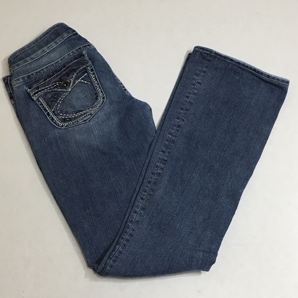 Silver Jeans Boot Cut Med Wash Stretch 26 - Picture 3 of 8